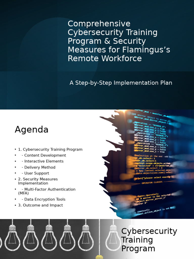 Comprehensive Cybersecurity Training Program & Security Measures | PDF ...