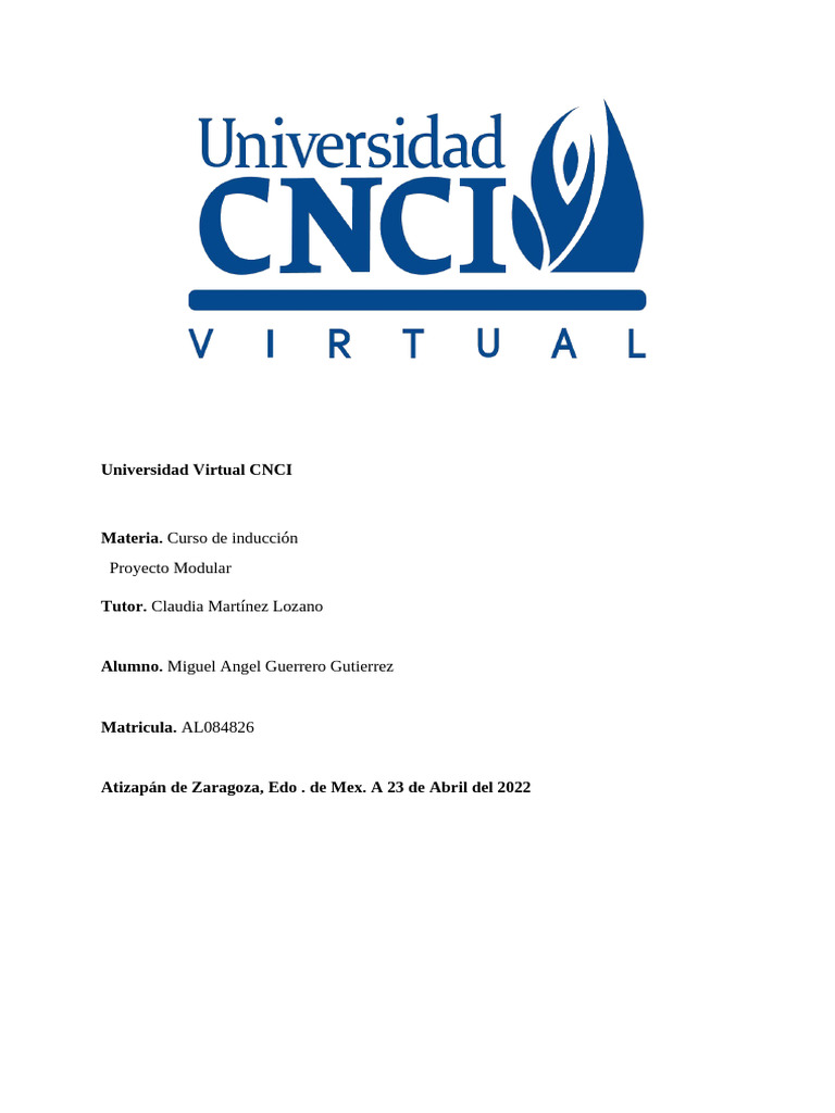 2proyecto Modular | PDF | Microsoft Office | Software de la aplicacion