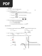 Grade 11 Maths Unit 2: Rational Functions | PDF | Asymptote | Polynomial