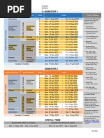 NUS Academic Calendar 2024/2025 | PDF | Academic Term