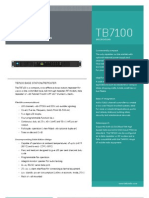 Tait Specifications TB7100 v2