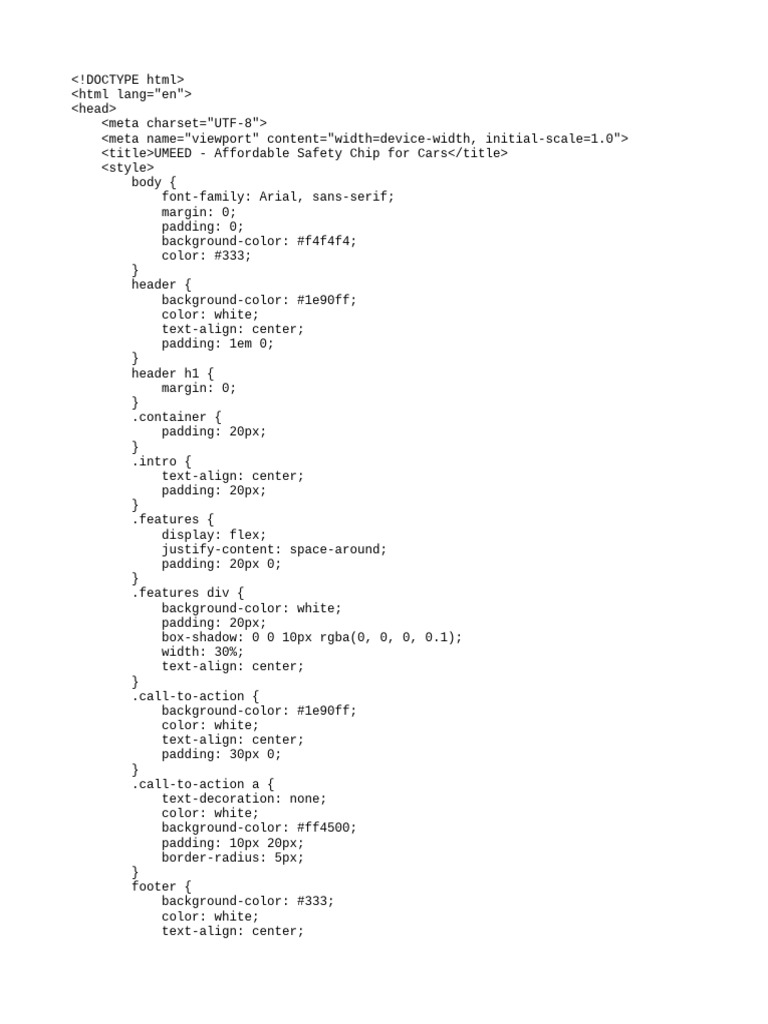  DOCTYPE Html PDF Safety Vehicles