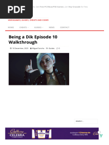 Being A Dik Episode 10 Walkthrough