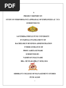 Bba Final Year HR Project.