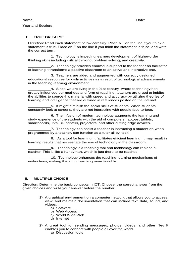 Group 1-Assessment in Prof. Ed 108 | PDF | Educational Technology ...