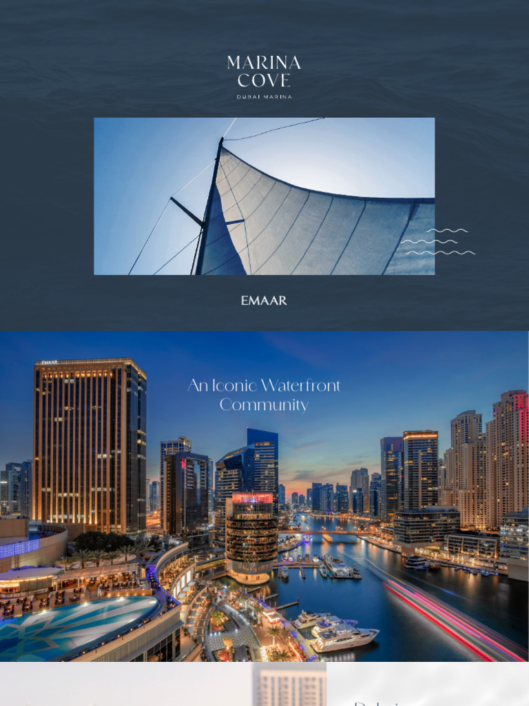 Marina Cove Brochure 1 21 | PDF | Dubai | United Arab Emirates
