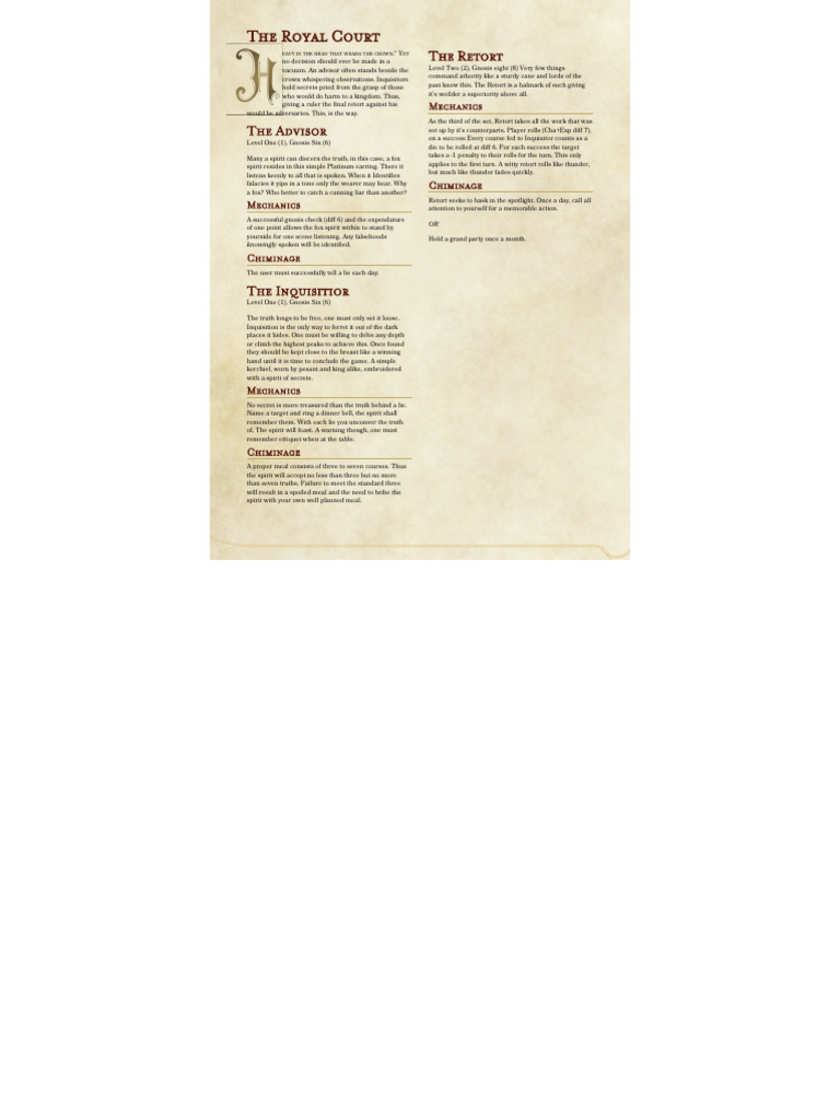 The Royal Court - The Homebrewery | PDF | Law | History