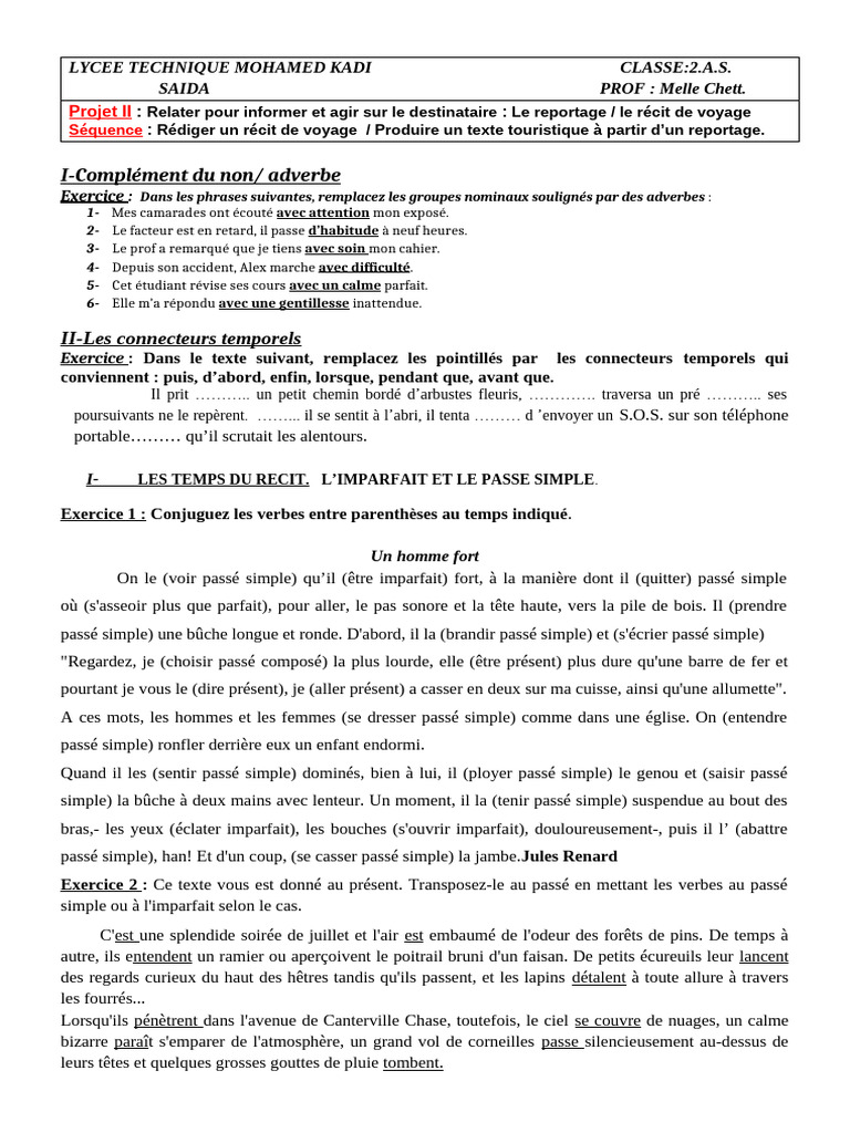 Récit de voyage et figures de style | PDF | Métaphore