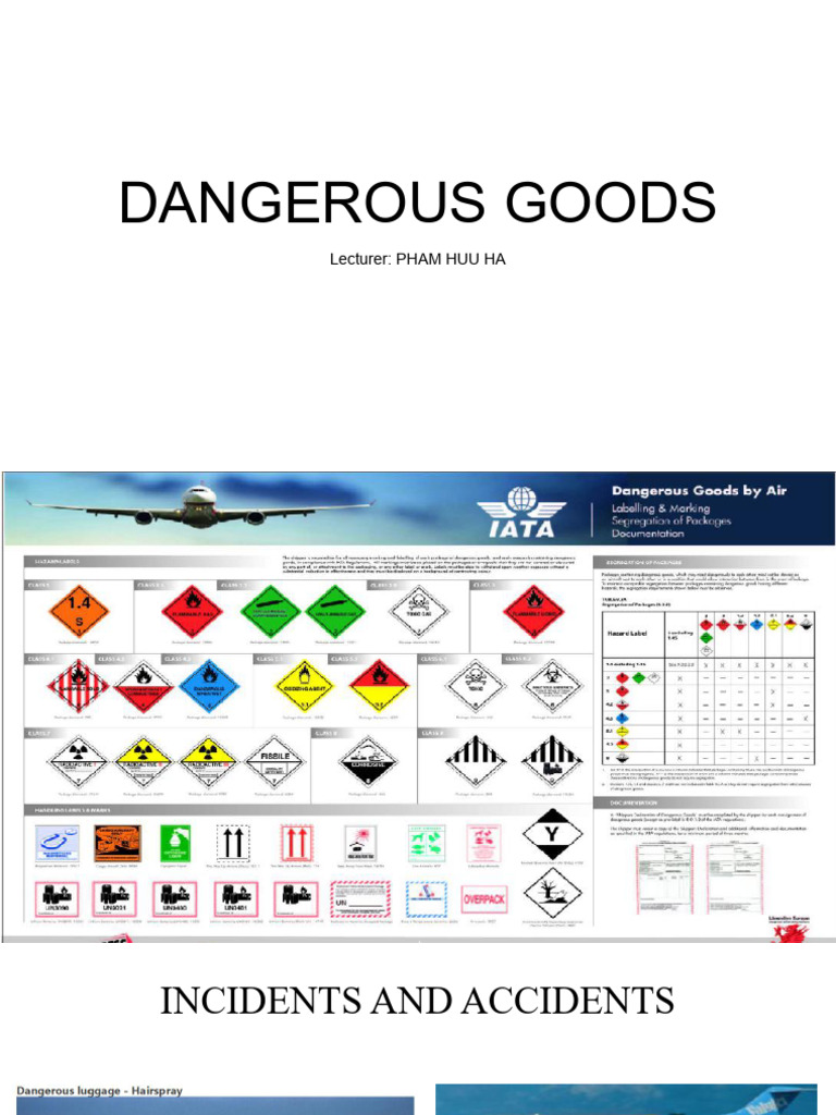 IATA Dangerous Goods Regulations Overview | PDF | Dangerous Goods