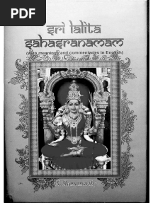 LalitaSahasranamam Meaning