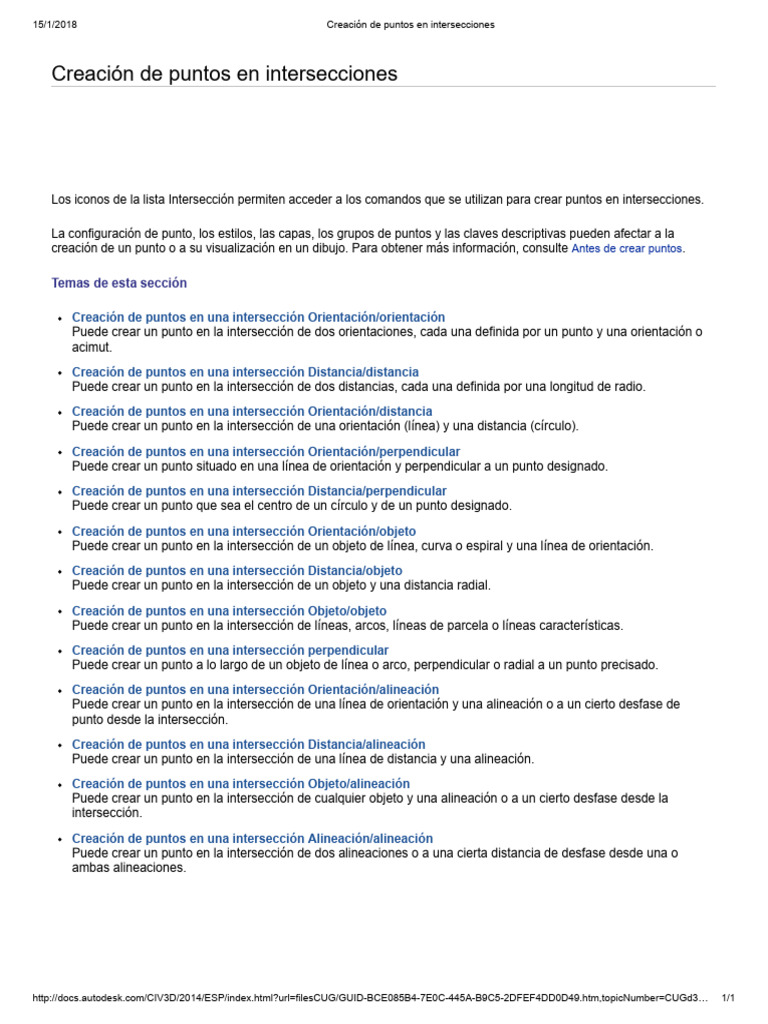 Manual Del Usuario de AutoCAD Civil 3D - Creaci N de Puntos en ...