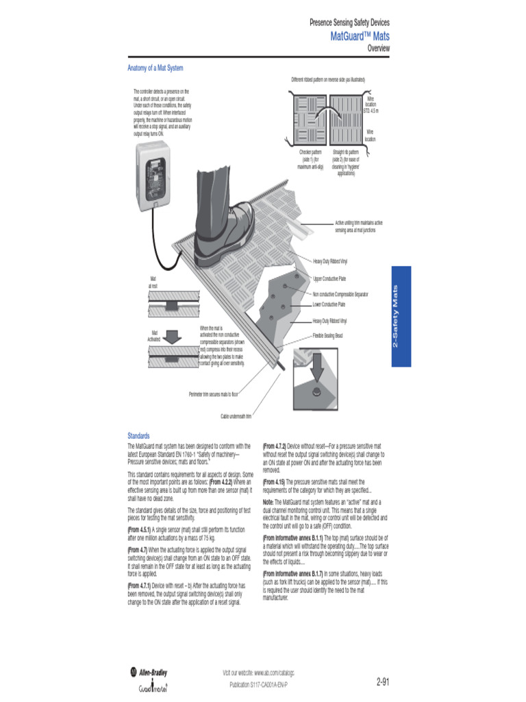 MatGuard Safety Mat Overview | PDF | Relay | Sensor