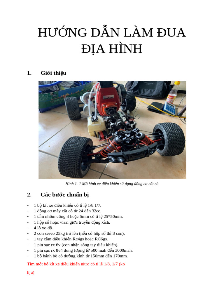 Huong Dan Cach Lam Xe Racing | PDF