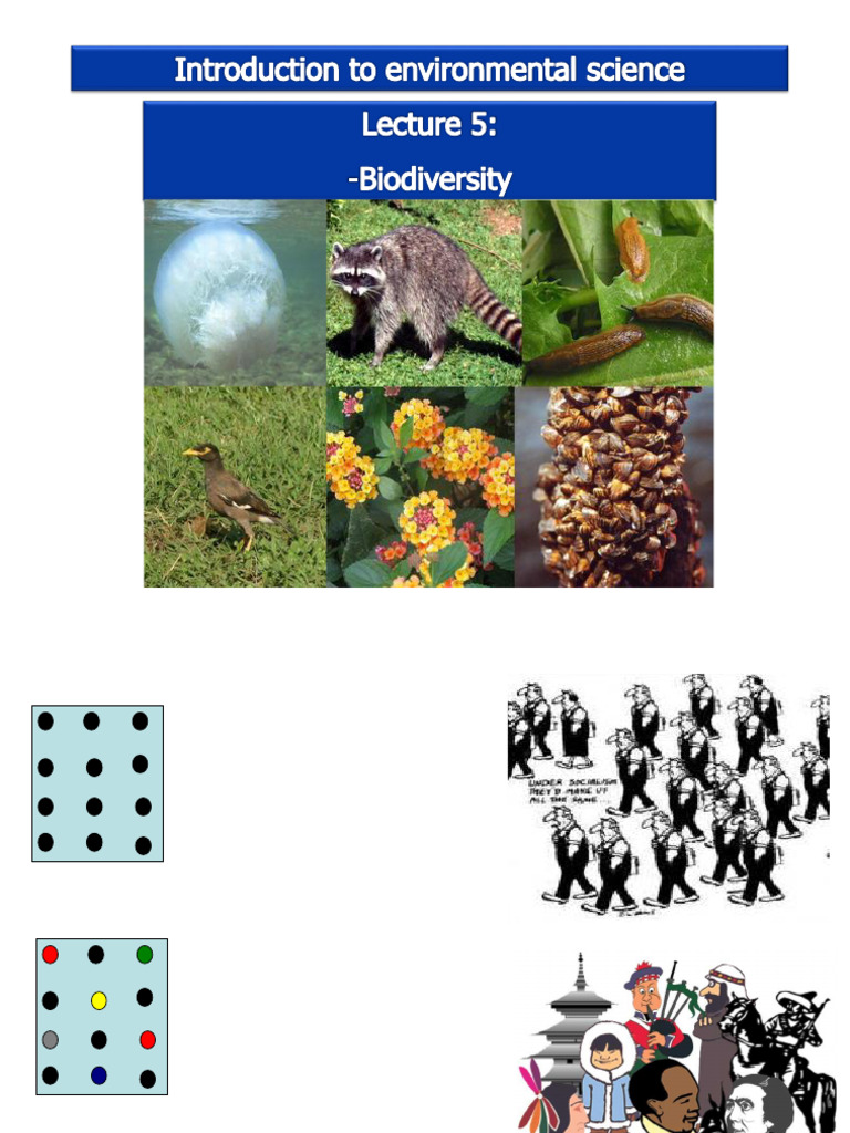 Lecture 5 Environmental Science | PDF | Biodiversity | Agriculture