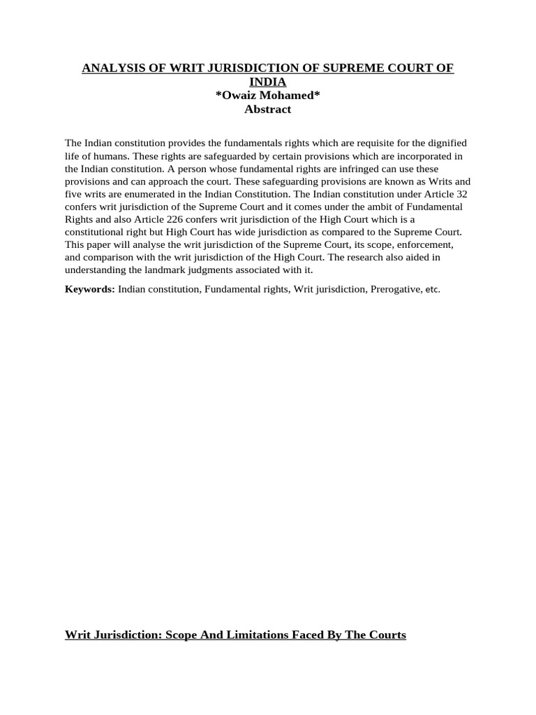 Const Term Paper | PDF | Politics | Social Science