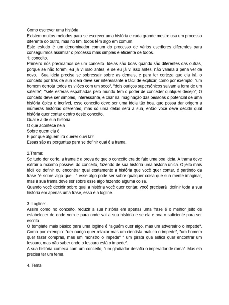 Guia Prático para Escrever Histórias | PDF | Herói | Sith