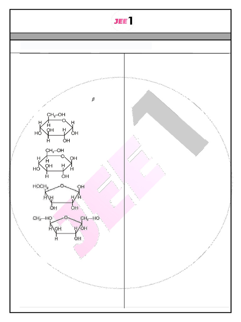 Biomolecules DPP - 02: Chemistry | PDF | Glucose | Carbohydrates