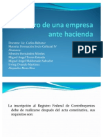 Registro de Una Empresa Ante Hacienda