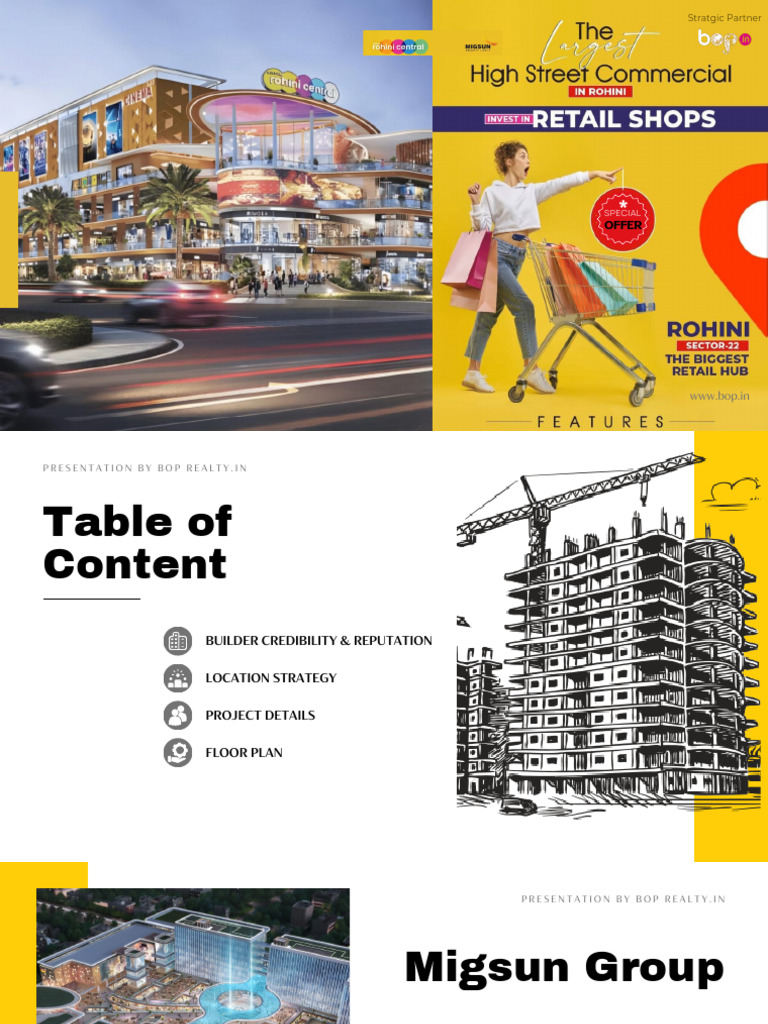 Migsun Rohini Central Project Overview | PDF