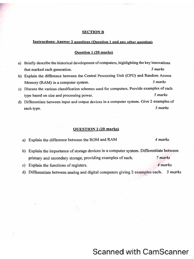 Fundamentals of Computing | PDF