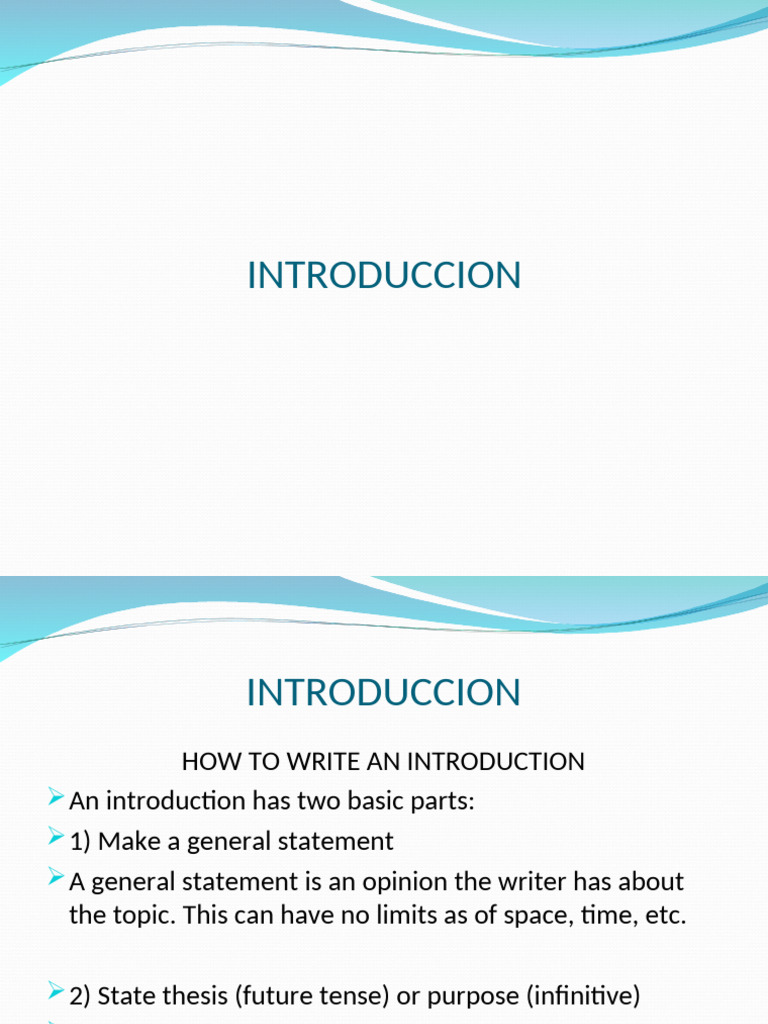 How to Write an Effective Introduction | PDF