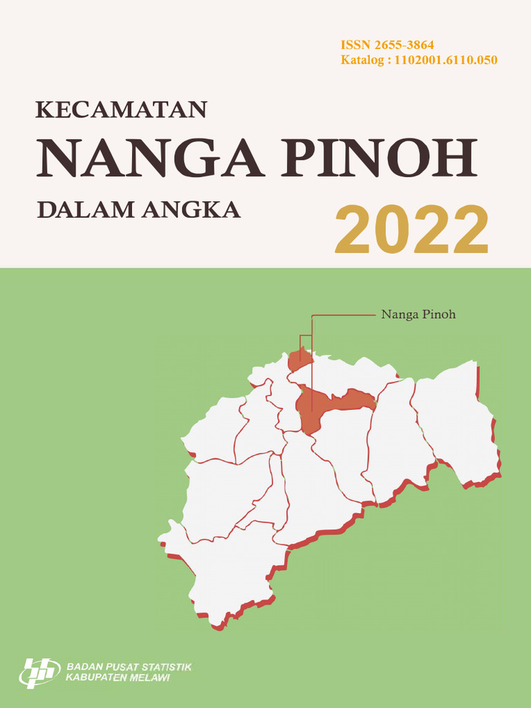 Statistik Kecamatan Nanga Pinoh 2022 | PDF