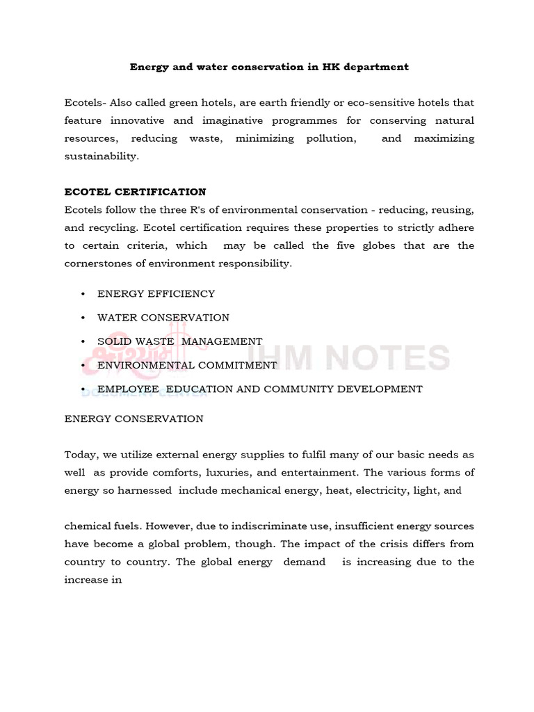 Ch-4 Energy and Water Conservation | PDF | Lighting | Energy Development