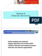 CCNA1 M8 Ethernet Switching