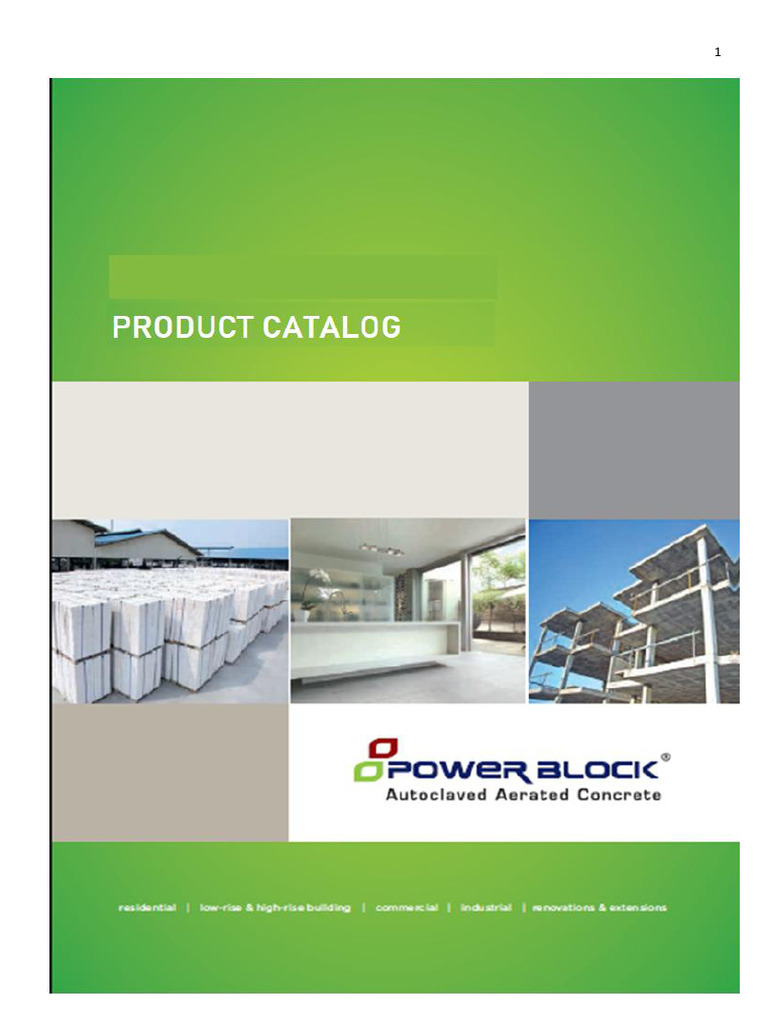 Catalog-E POWERBLOCK | PDF | Concrete | Materials