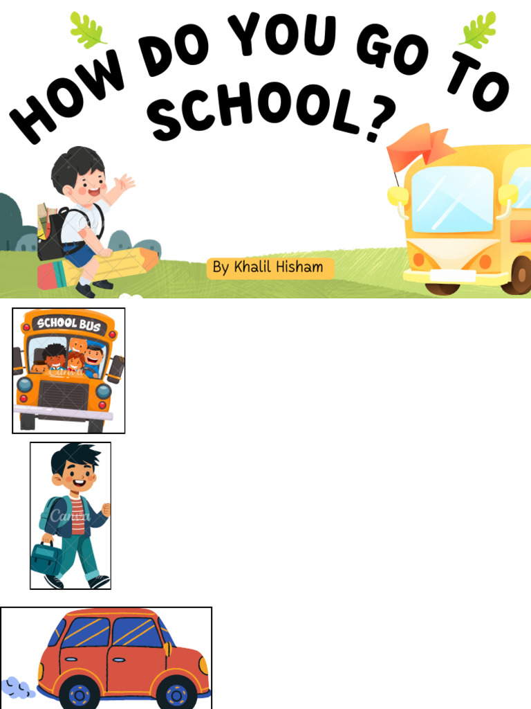 Do You Go to School? by Khalil Hisham | PDF