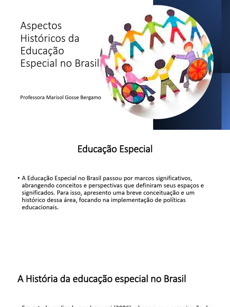 História da Educação Especial no Brasil | PDF | Educação Especial ...