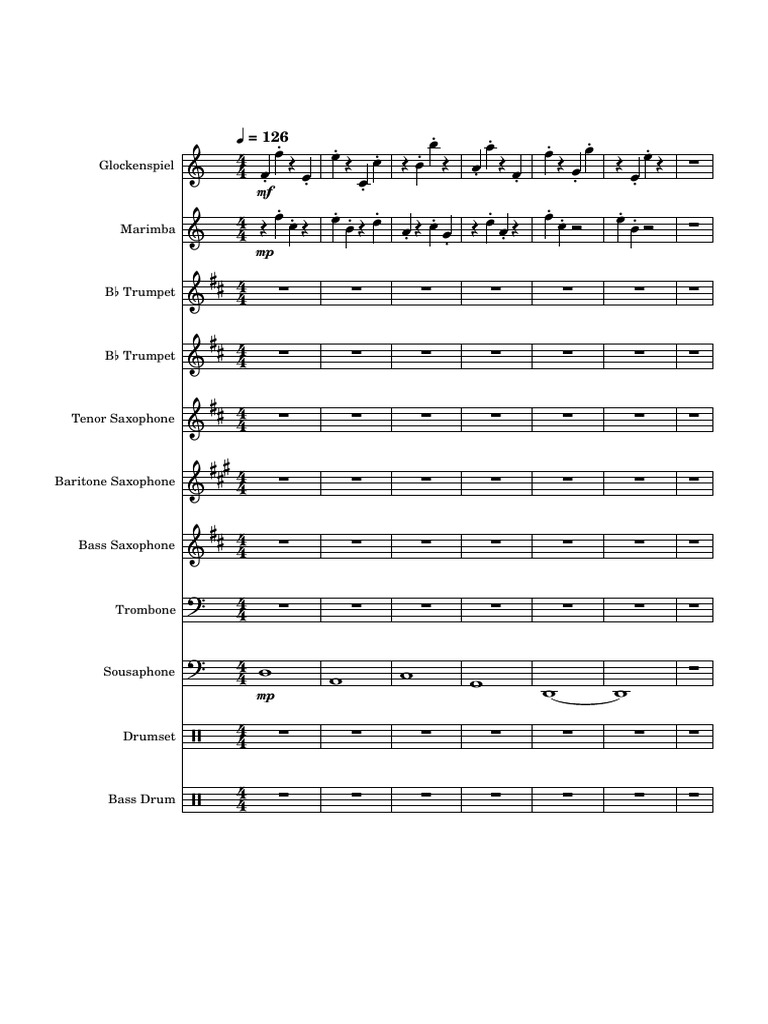 Gula Score | PDF | Jazz | Woodwind Instruments