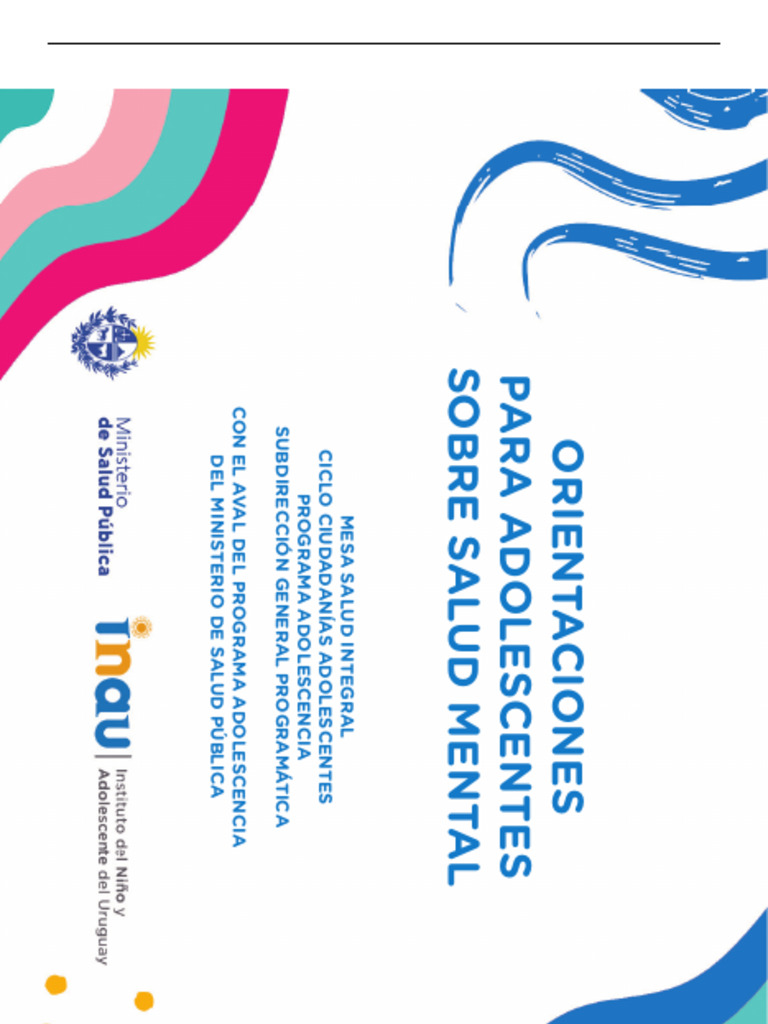 Guía de Salud Mental para Adolescentes | PDF | Salud mental | Las emociones