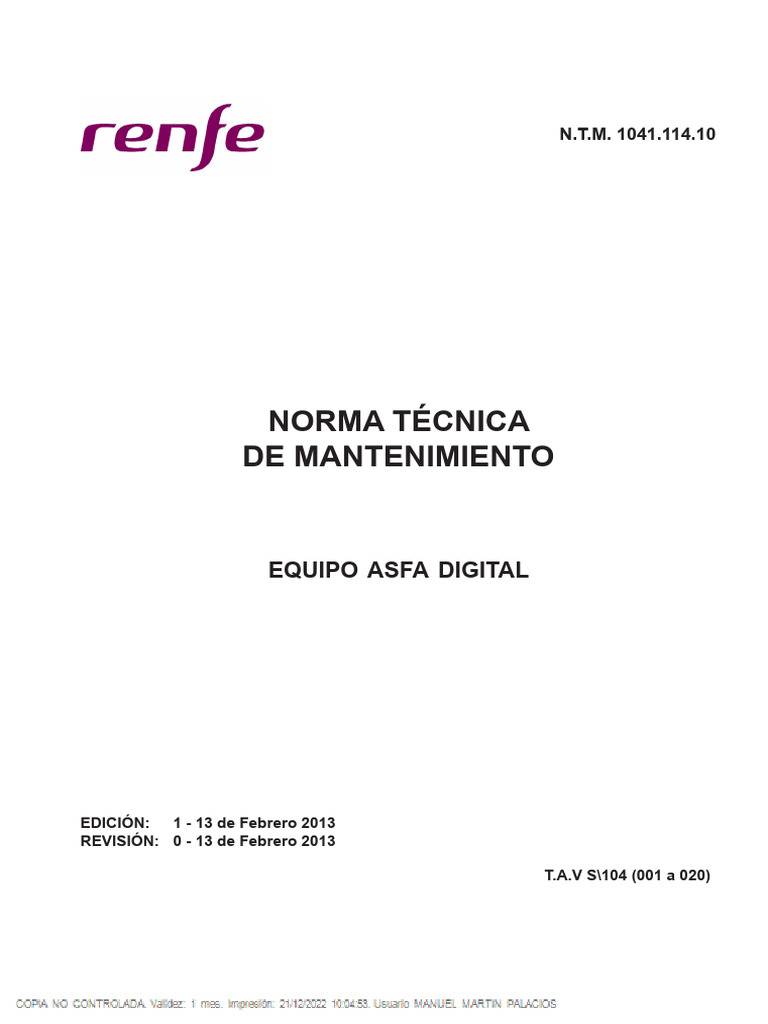 ASFA | PDF | Ingenieria Eléctrica
