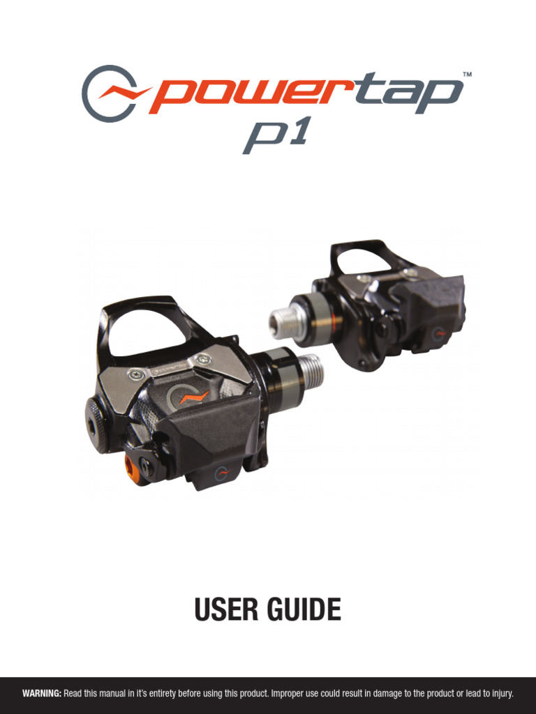 PowerTap P1 Pedal User Guide | PDF | Screw | Bluetooth