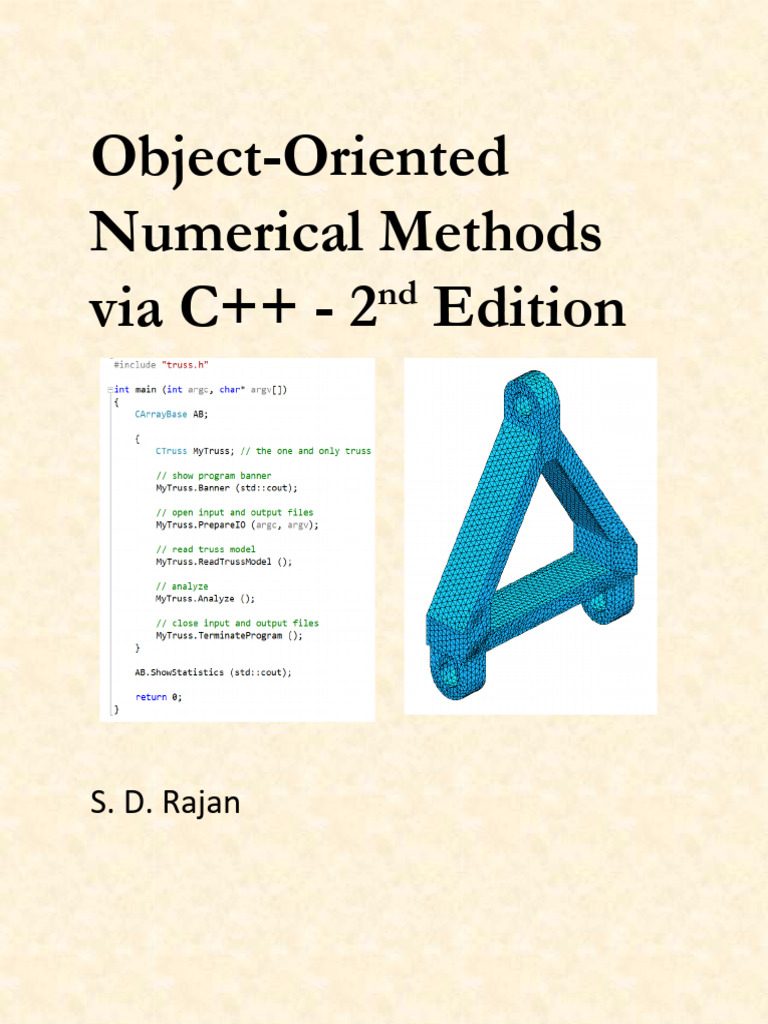 Rajan Object-Oriented Numerical Methods via C++ | PDF | Programming ...