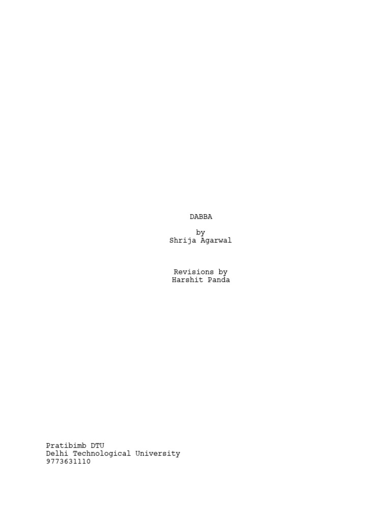 DABBA | PDF