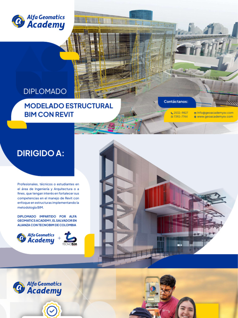 Brochure D. Modelado Estructural BIM Con Revit | PDF | Autodesk Revit ...