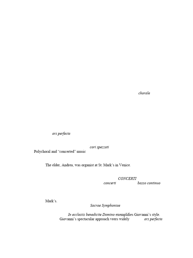 Taruskin Gibbs Student Outline Chapter 6 Edited SB | PDF | Classical Music