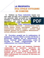 La Presentazione Proposta Per La Valorizzazione Del Cam Di Falconara in Polo Del Riciclo e Del Recupero.