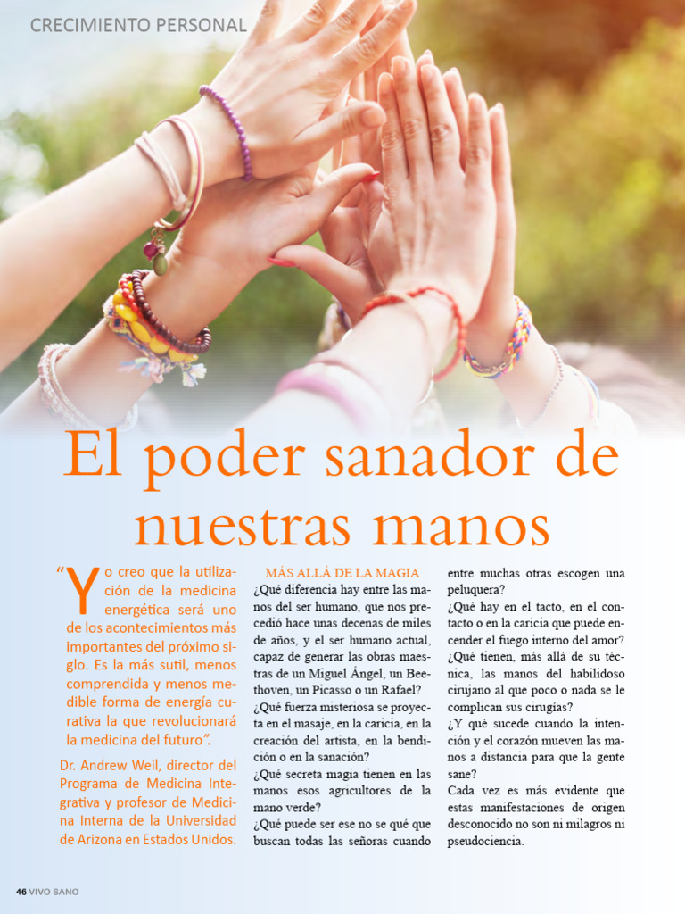 El Poder Sanador de Nuestras Manos 1 | PDF | Amor