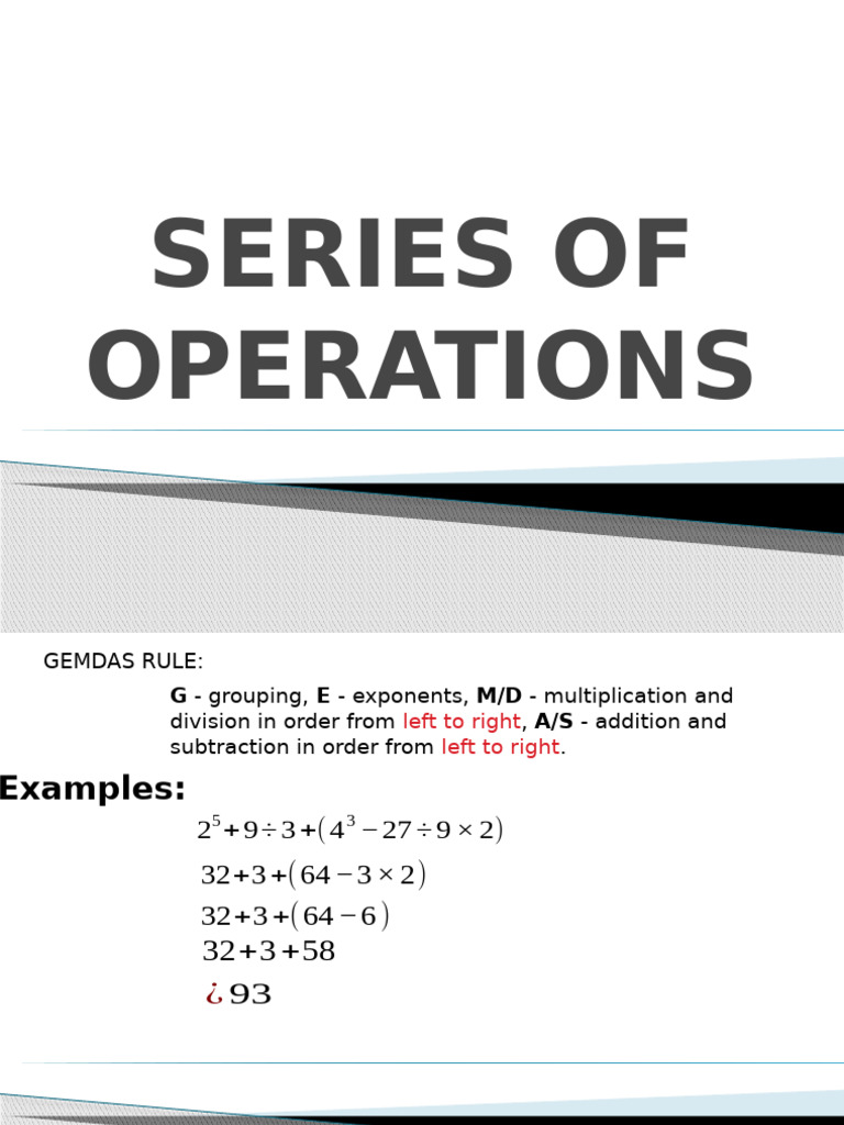 Math Operations & Integer Problems | PDF | Sea Level | Sea