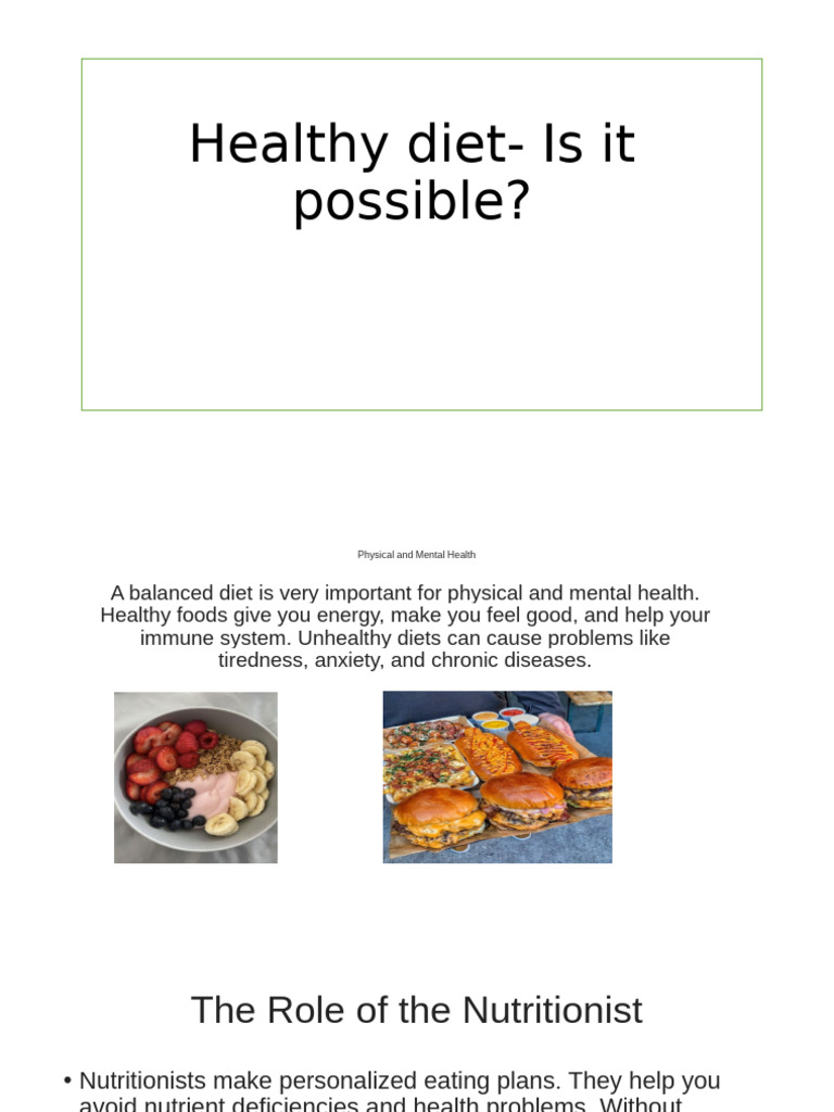 Physical and Mental Health | PDF | Wellness