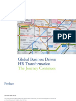 Global Business Driven HR Transformation: The Journey Continues