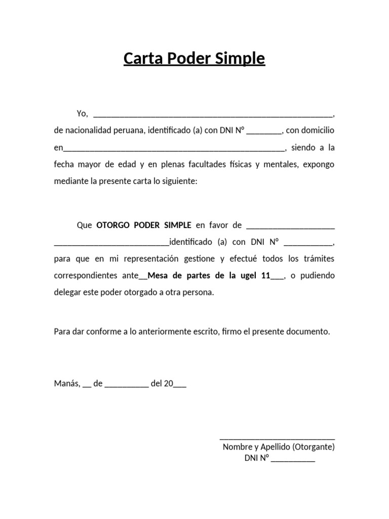 modelo-de-carta-poder-simple-per-pdf