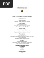 Banfi Collectors Club Wine Dinner - Jacksonville TPC Sawgrass