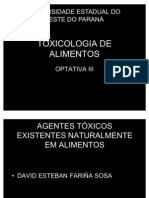 Agentes Toxicos Naturais