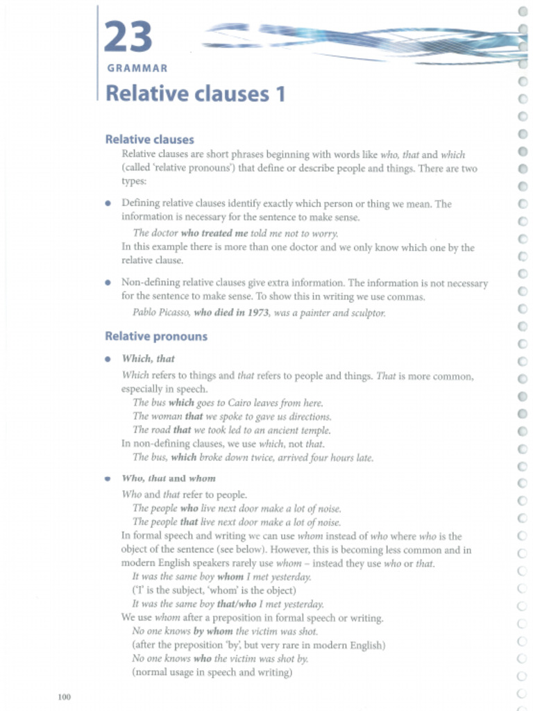 Intermediate Language Practice - Grammar Points 23-33 | PDF