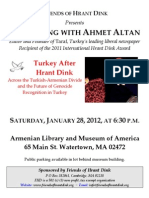 An Evening With Ahmet Altan