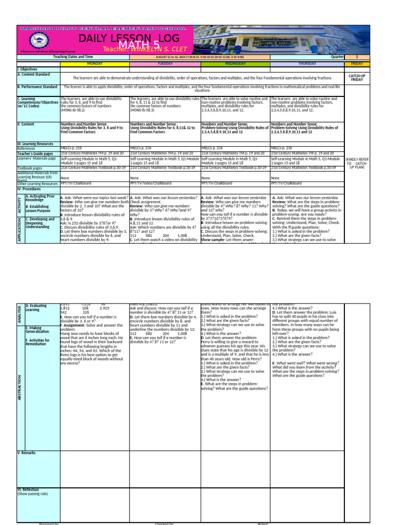 New Math Unified DLL Format | PDF | Learning | Education Theory
